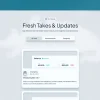 AI SaaS landing page template