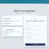 AI SaaS landing page template