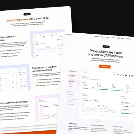 conversion-focused SaaS template