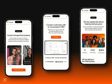 conversion-focused SaaS template