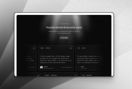 minimalist SaaS template