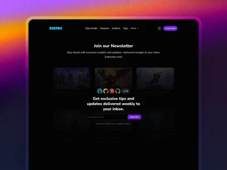 minimal blog template