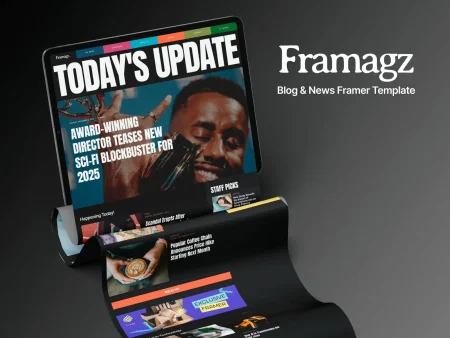 news magazine template