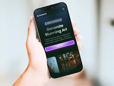 AI image generator template