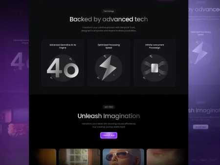 AI image generator template