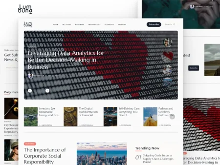magazine blog template