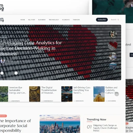 magazine blog template