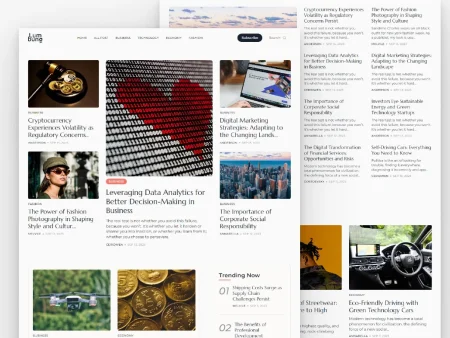 magazine blog template