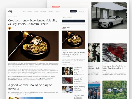 magazine blog template