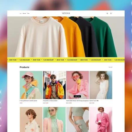 Fashion-First E-commerce Template