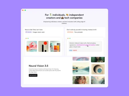 AI SaaS Website Template