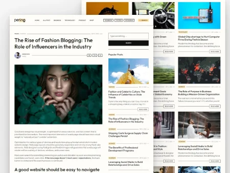 podcast and blog template