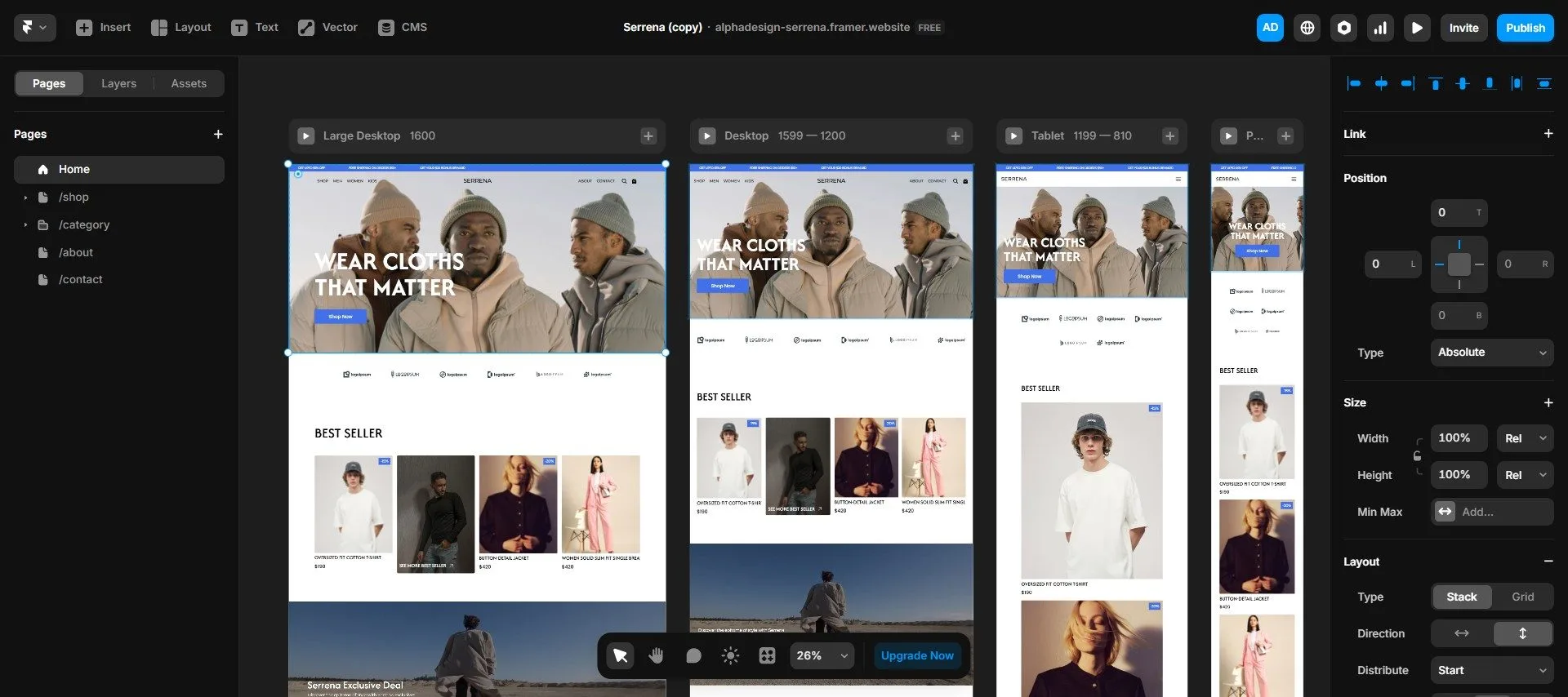 The Ultimate Stunning Fashion E-commerce Template for 2025