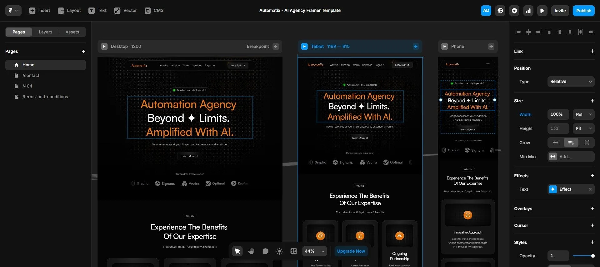 AI Automation Agency Template