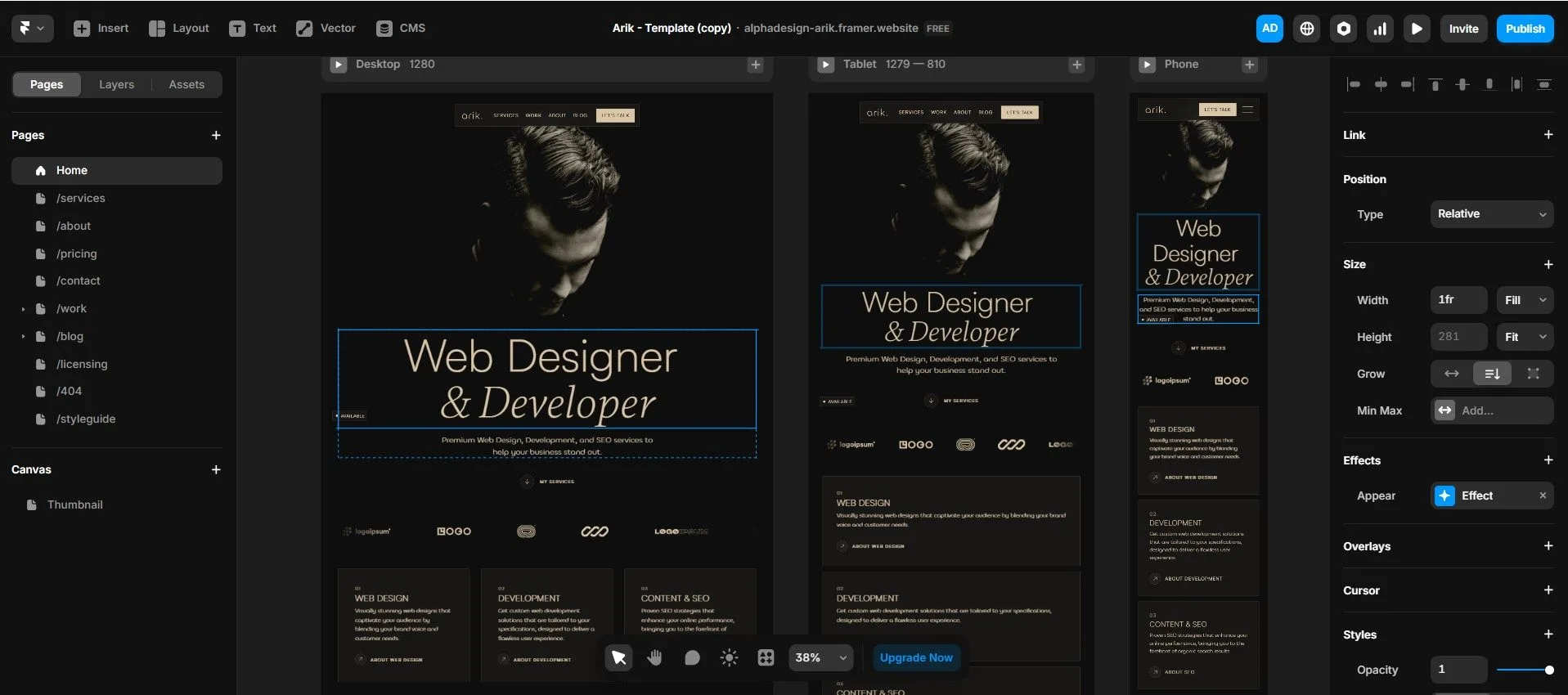 Modern Portfolio Template