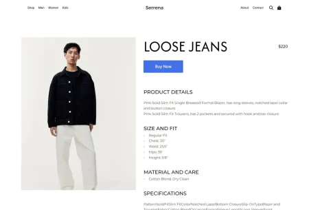 The Ultimate Stunning Fashion E-commerce Template for 2025