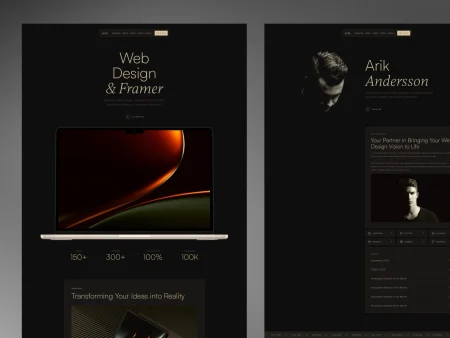 The Ultimate, Professional Modern Portfolio Template for 2025 - Image 4