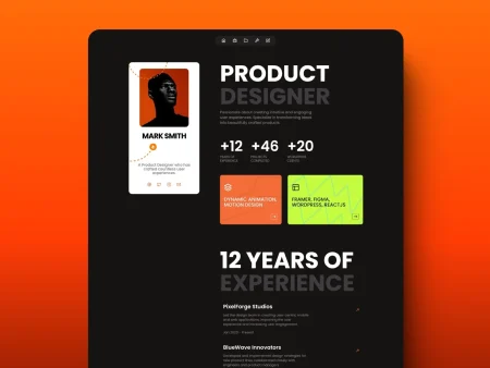 The Effortless, Premium Creative Portfolio Template for 2025