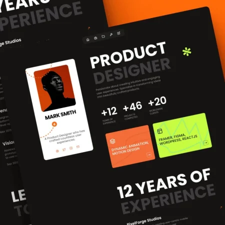 The Effortless, Premium Creative Portfolio Template for 2025
