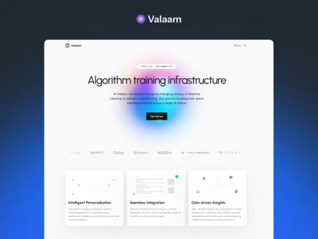 Machine Learning Website Template
