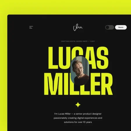 The Stunning, Professional Personal Portfolio Template for 2025: Villo