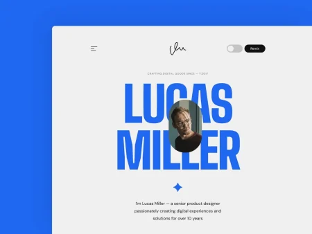 The Stunning, Professional Personal Portfolio Template for 2025: Villo