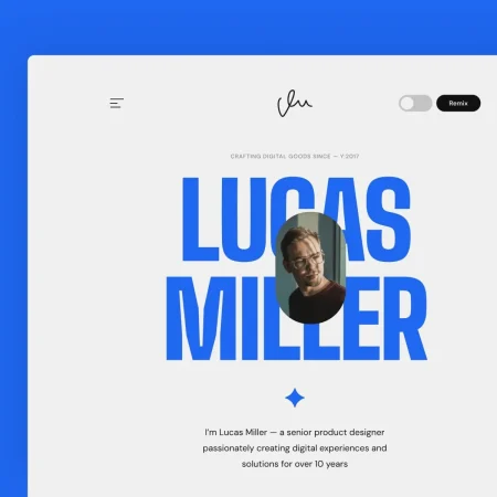 The Stunning, Professional Personal Portfolio Template for 2025: Villo