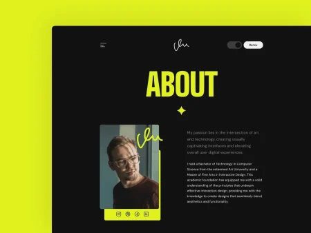 The Stunning, Professional Personal Portfolio Template for 2025: Villo